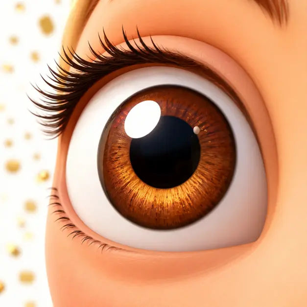 Olhos castanhos